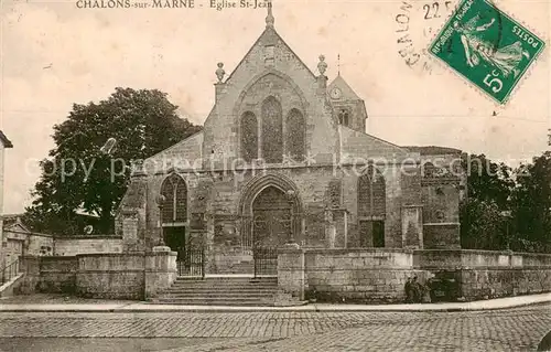 AK / Ansichtskarte Chalons sur Marne_51 Eglise St Jean 