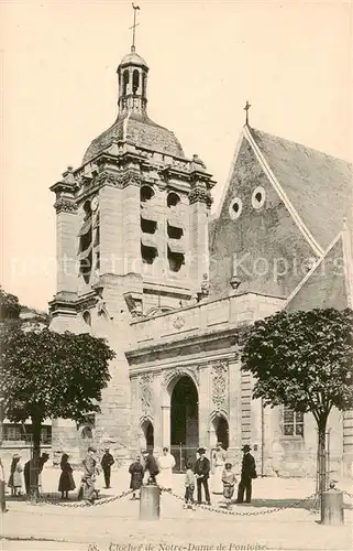 AK / Ansichtskarte Pontoise_95_Val d_Oise Clocher de Notre Dame 