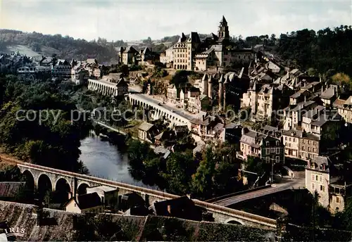 AK / Ansichtskarte Uzerche Vue generale de la Cite batie su un promentoire dominant la Vezere Uzerche