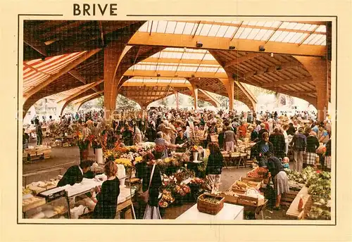 AK / Ansichtskarte Brive la Gaillarde Marche couvert Georges Brassens Brive la Gaillarde