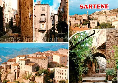 AK / Ansichtskarte Sartene_2A_Corse du Sud Ses vieilles rues aux voutes de pierres temoignent en la cite medievale de son histoire passee 
