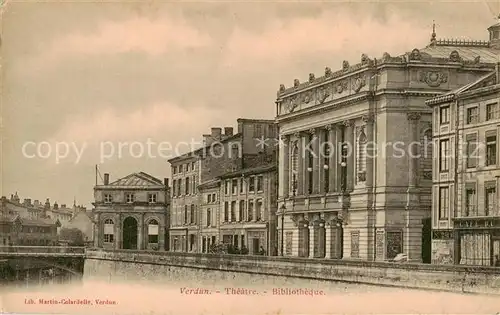 AK / Ansichtskarte Verdun__55_Meuse Theatre Bibliotheque 