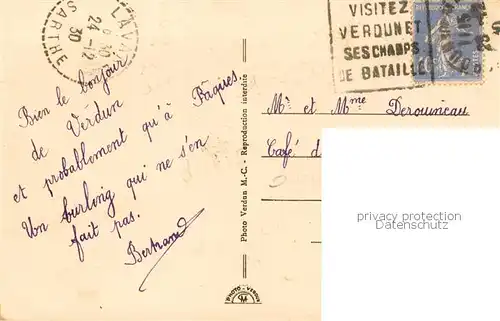 AK / Ansichtskarte Verdun__55_Meuse Vue generale de la citadelle 