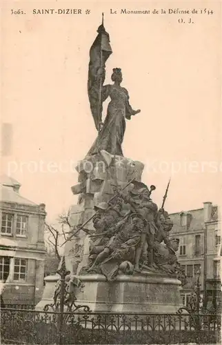 AK / Ansichtskarte Saint Dizier_Haute Marne Monument de la Defense de 1544 Saint Dizier Haute Marne