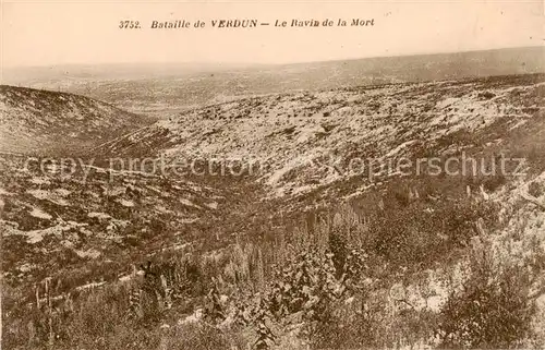 AK / Ansichtskarte Verdun__55_Meuse Bataille de Verdun Ravin de la Mort Kriegsschauplatz 1. Weltkrieg 