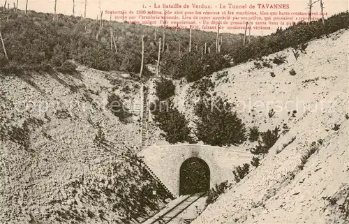 AK / Ansichtskarte Verdun__55_Meuse Bataille de Verdun Le Tunnel de Tavannes 