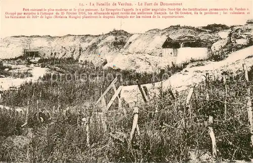 AK / Ansichtskarte Verdun__55_Meuse Bataille de Verdun Le Fort de Douaumont 
