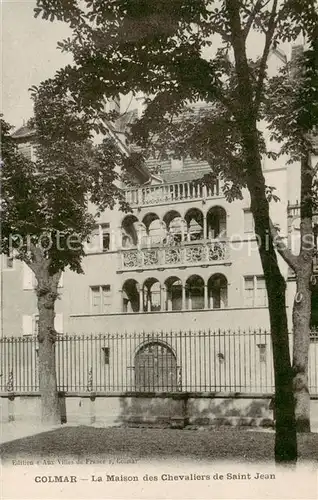AK / Ansichtskarte Colmar_68 La Maison des Chevaliers de Saint Jean 