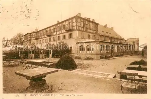AK / Ansichtskarte Mont Sainte Odile_Mont Ste Odile_67 Terrasse 
