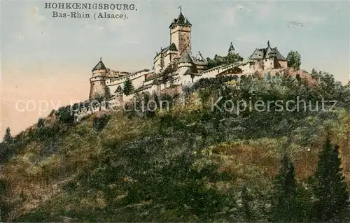 AK / Ansichtskarte Hohkoenigsburg_Haut Koenigsbourg Burg Hohkoenigsburg