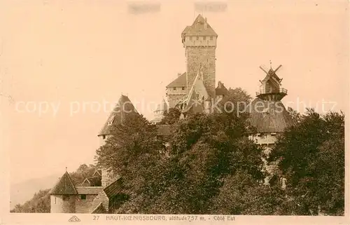 AK / Ansichtskarte Hohkoenigsburg_Haut Koenigsbourg Burg Hohkoenigsburg