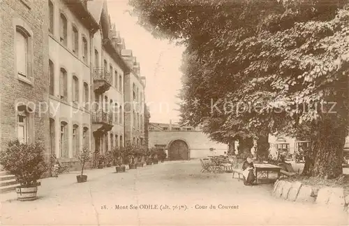 AK / Ansichtskarte Mont Sainte Odile_Mont Ste Odile_67 Cour du Couvent 