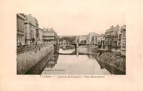 AK / Ansichtskarte Verdun__55_Meuse Quai de la Comedie Pont Beaurepaire 