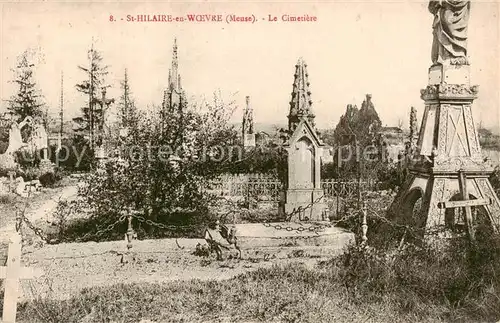 AK / Ansichtskarte Saint Hilaire en Woevre Le Cimetiere Friedhof Saint Hilaire en Woevre