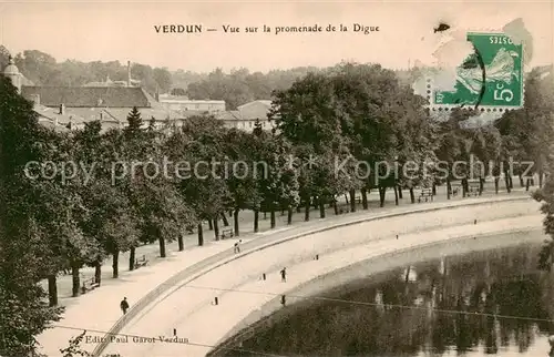 AK / Ansichtskarte Verdun__55_Meuse Vue sur la promenade de la digue 