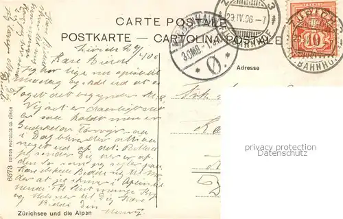 AK / Ansichtskarte  Dampfer_Seitenrad Zuerichsee und die Alpen 