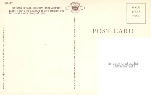 AK / Ansichtskarte  Flughafen_Airport_Aeroporto Chicago Ohare International Airport  Flughafen_Airport