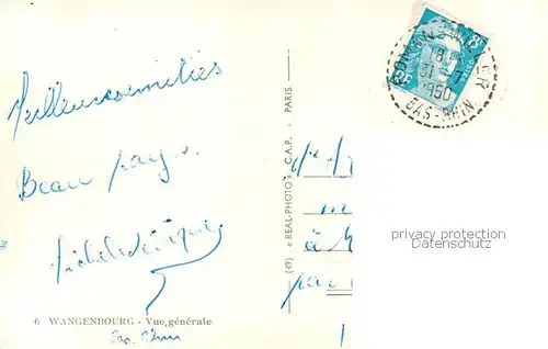 AK / Ansichtskarte Wangenbourg Engenthal_67_Alsace Vue generale 