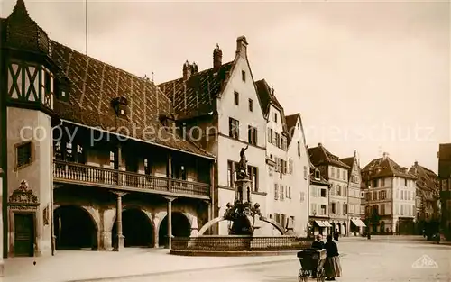 AK / Ansichtskarte Colmar_68 Ancienne Douane et Fontaine Schwendi 