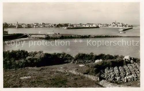 AK / Ansichtskarte Roscoff Vue generale prise de Sainte Barbe Roscoff