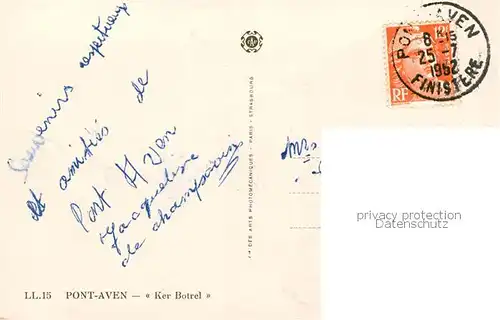 AK / Ansichtskarte Pont Aven Ker Botrel Pont Aven