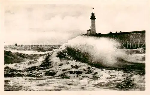 AK / Ansichtskarte Brest_29 La Jetee un jour de tempete 