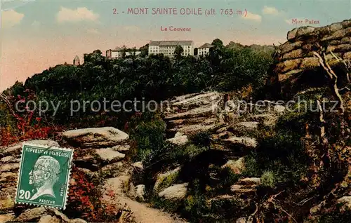 AK / Ansichtskarte Mont Sainte Odile_Mont Ste Odile_67 Le Couvent Mur Palen 