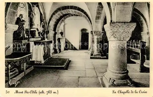 AK / Ansichtskarte Mont Ste Odile_Mont Sainte Odile_67_Alsace La Chapelle de la Croix 