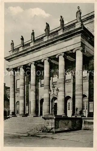 AK / Ansichtskarte Strassburg_Elsass Stadt Theater Strassburg Elsass