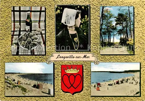 AK / Ansichtskarte Longeville sur Mer Vue partielle La Plage Longeville sur Mer