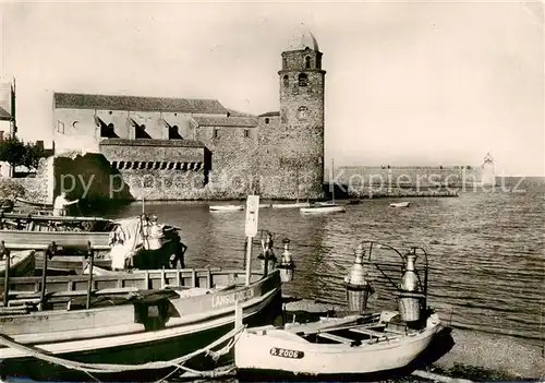 AK / Ansichtskarte Collioure_66_Pyrenees Orientales Eglise Saint Vincent Les lamparos 