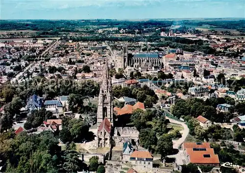 AK / Ansichtskarte Soissons_02_Aisne Vue aerienne 