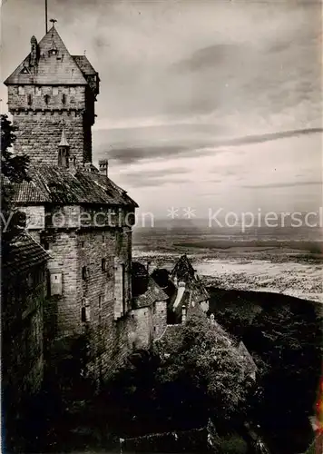 AK / Ansichtskarte Haut Koenigsbourg_Hohkoenigsburg Chateau Le Donjon Haut Koenigsbourg