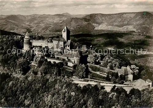 AK / Ansichtskarte Haut Koenigsbourg_Hohkoenigsburg Le Chateau Vue aerienne Haut Koenigsbourg