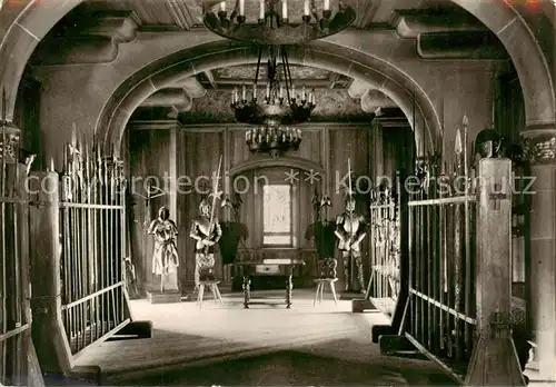 AK / Ansichtskarte Haut Koenigsbourg_Hohkoenigsburg Le Chateau Salle d Armes Haut Koenigsbourg