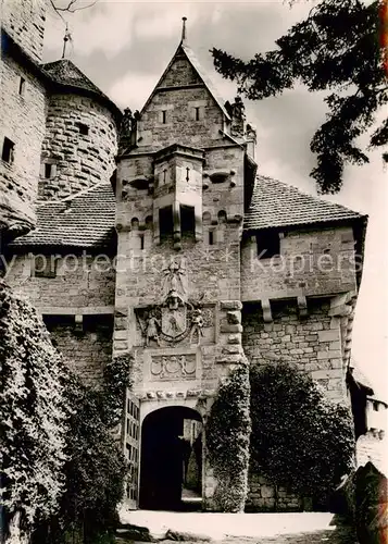 AK / Ansichtskarte Haut Koenigsbourg_Hohkoenigsburg Le Chateau Porte de lavant cour Haut Koenigsbourg