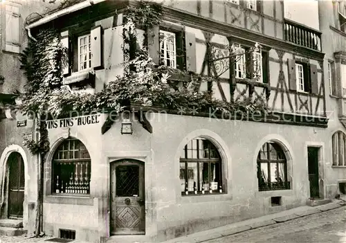AK / Ansichtskarte Riquewihr_Haut_Rhin Maison de Monsieur Hugel Riquewihr_Haut_Rhin