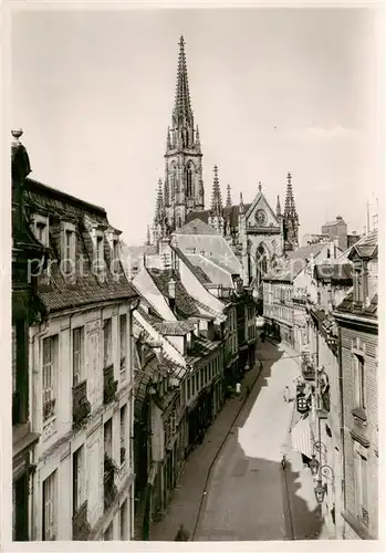 AK / Ansichtskarte Mulhouse_Muehlhausen_68_Alsace Rue Henriette et le Temple 