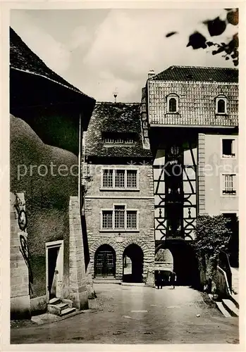 AK / Ansichtskarte Altkirch_Elsass Vieille Porte vue de la Mairie Altkirch Elsass