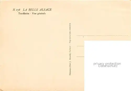 AK / Ansichtskarte Turckheim_Haut_Rhin Vue generale Turckheim_Haut_Rhin