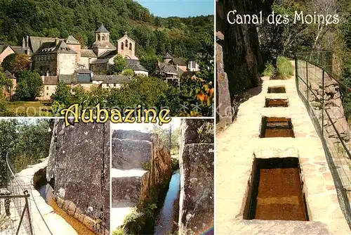 AK / Ansichtskarte Aubazine_Aubazines_19_Correze possede une abbaye cistercienne le Canal des Moines tantat creuse dans la roche 