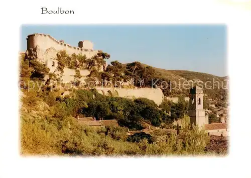 AK / Ansichtskarte Boulbon_13 Vue generale et le Chateau Feodal 
