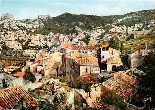 AK / Ansichtskarte Les_Baux_de_Provence_13_Bouches du Rhone Vue generale aerienne de Village 