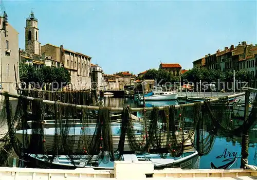 AK / Ansichtskarte Martigues_13_Bouches du Rhone La Venise Provencale Barques de Peche sur le Canal St Sebastian 