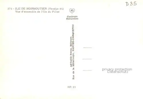 AK / Ansichtskarte Noirmoutier en l_Ile Vue aerienne densemble de lIle du Pilier Noirmoutier en l_Ile