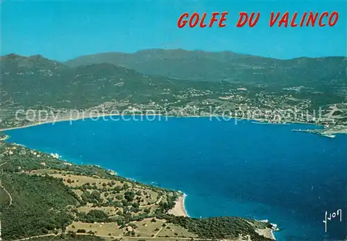 AK / Ansichtskarte Valinco_Golf_du_Propriano_2A_Corse du Sud Vue generale aerienne de la Rive sud avec Propriano 