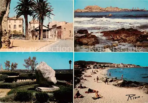 AK / Ansichtskarte Ile_Rousse_Ajaccio_2A_Corse du Sud Vue partielle La Plage 