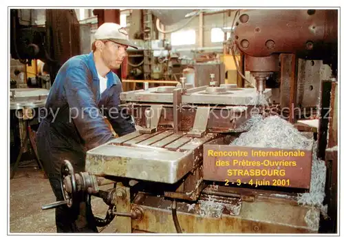 AK / Ansichtskarte Strasbourg_67_Alsace Rencontre Internationale des Pretres Ouvriers 2001 