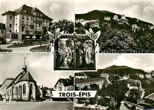 AK / Ansichtskarte Trois Epis_Drei aehren Centre de Repos Vue generales Apparition Chapelle Trois Epis Drei aehren