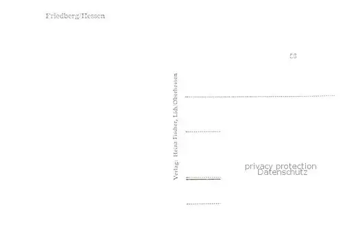 AK / Ansichtskarte  Friedberg__Hessen Bruecke 
